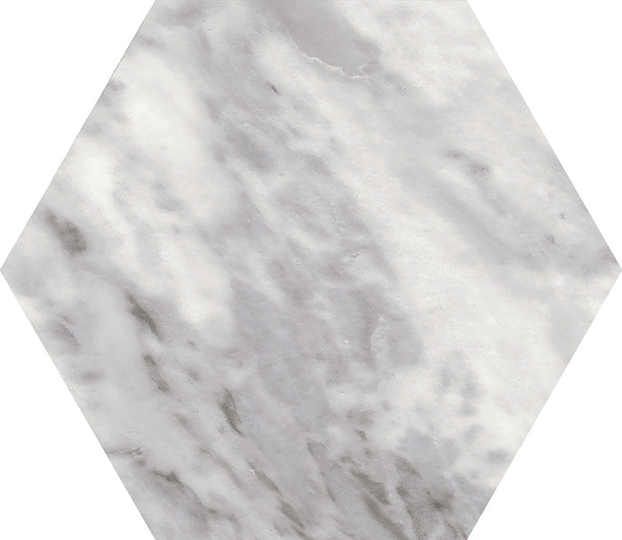 Equipe Bardiglio Dark Hexagon 7"x8"