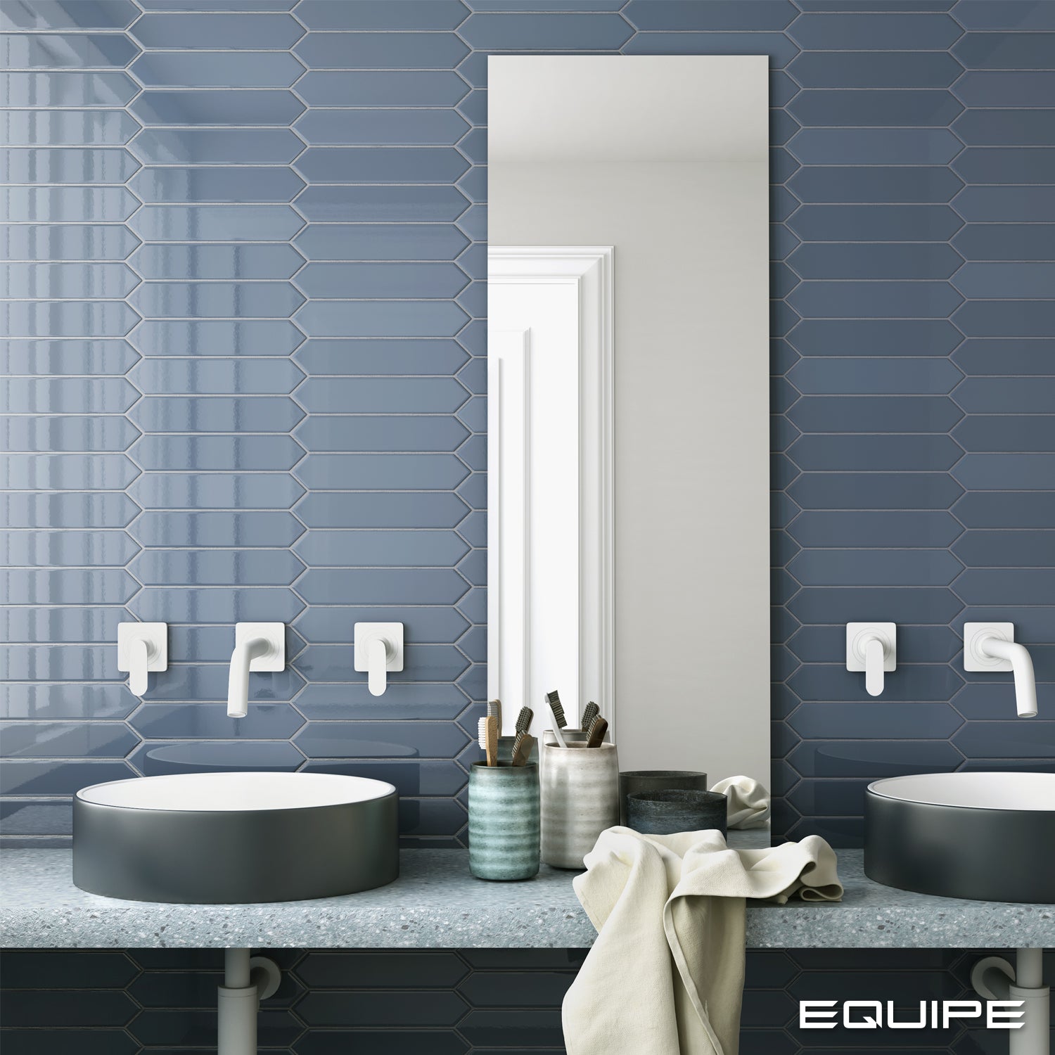 Equipe Arrow Blue Velvet 2"x10"