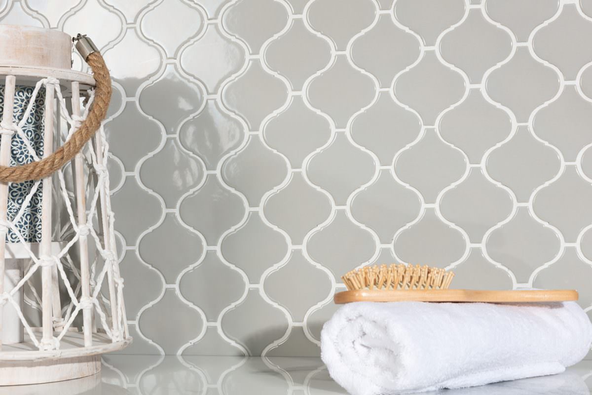 Intermatex- Arabesque Flame Grey/Taupe Glossy