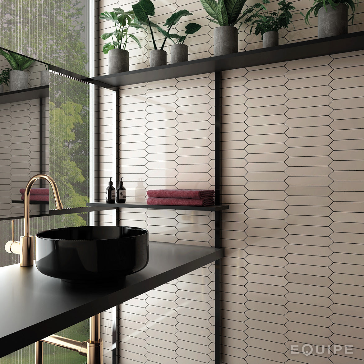 Equipe Arrow Gardenia Cream 2"x10"