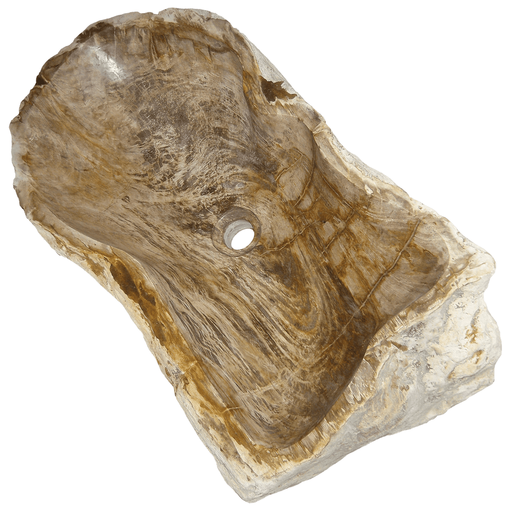 Bati Orient- BOBO02 Petrified Wood Washbasin Various Shapes 28"x6"