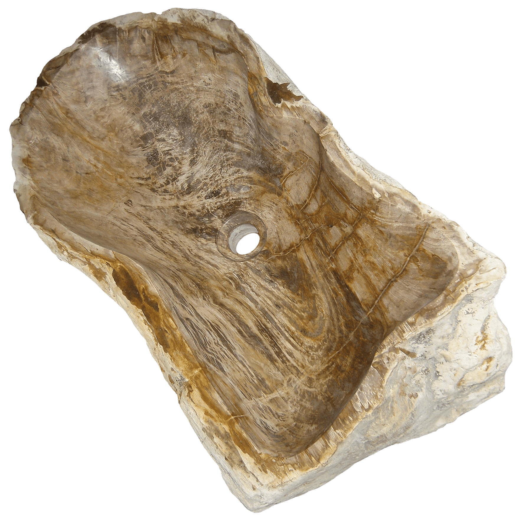 Bati Orient- BOBO02 Petrified Wood Washbasin Various Shapes 28"x6"