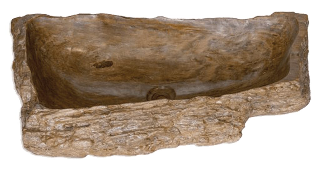 Bati Orient- BOBO02 Petrified Wood Washbasin Various Shapes 28"x6"