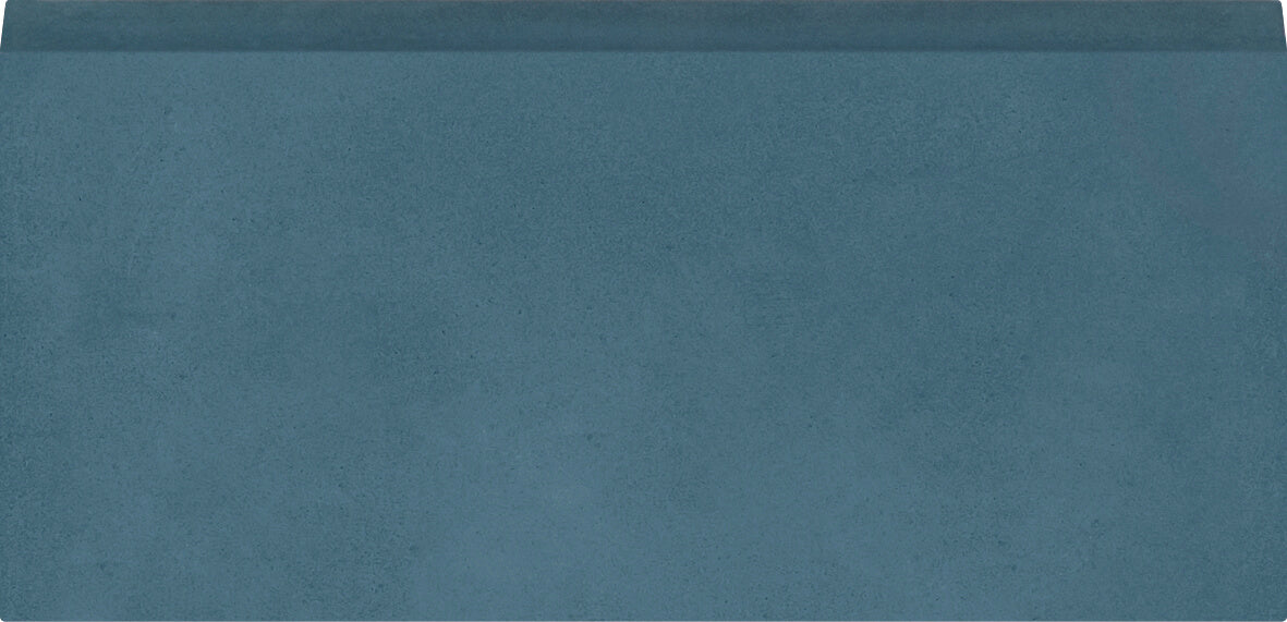 Bati Orient- CIBL07 Modern Uni Blue Cement Tile 4"x8"