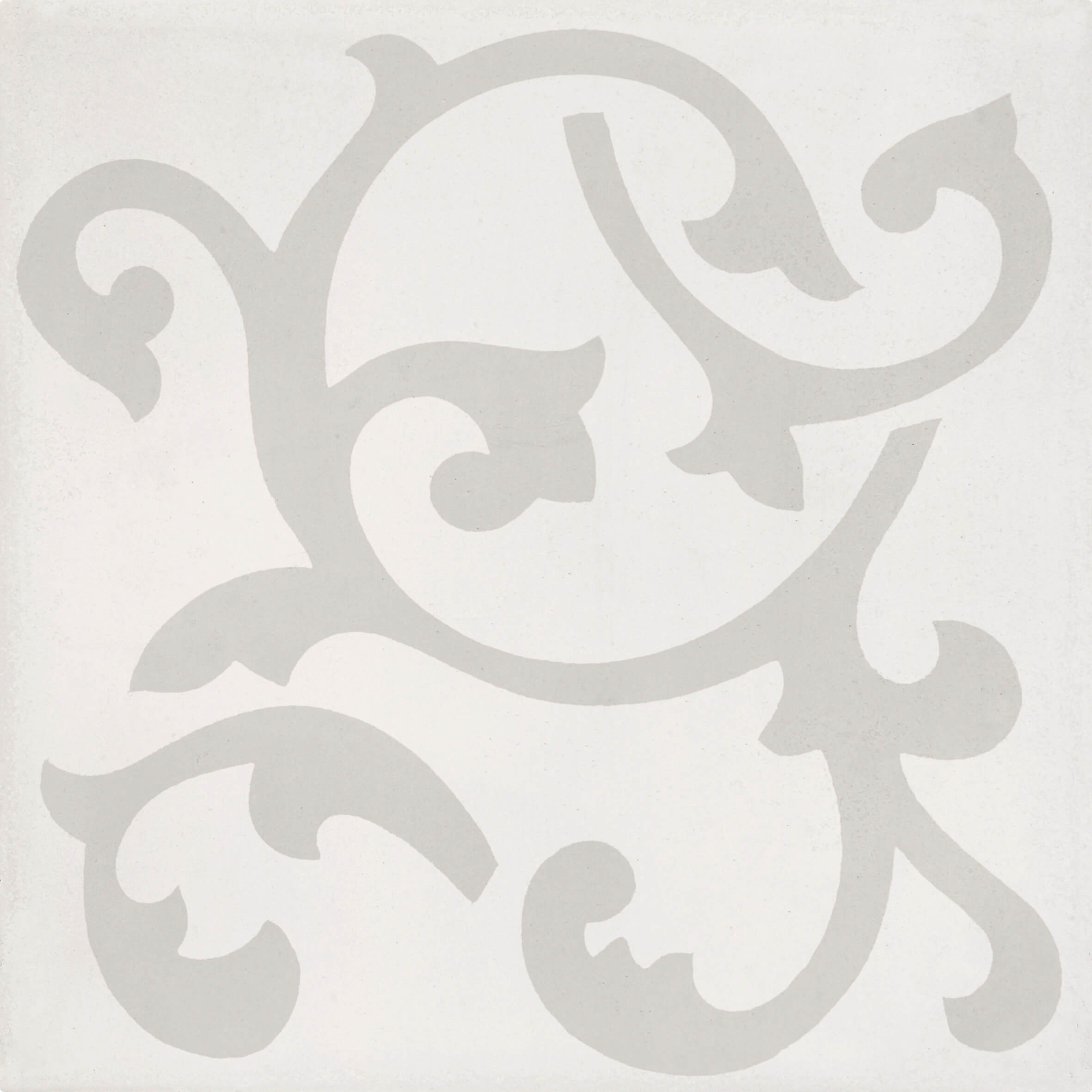 Bati Orient- CIMI08 Classic Off White Dark Grey Light Grey Cement Tile 8"x8"