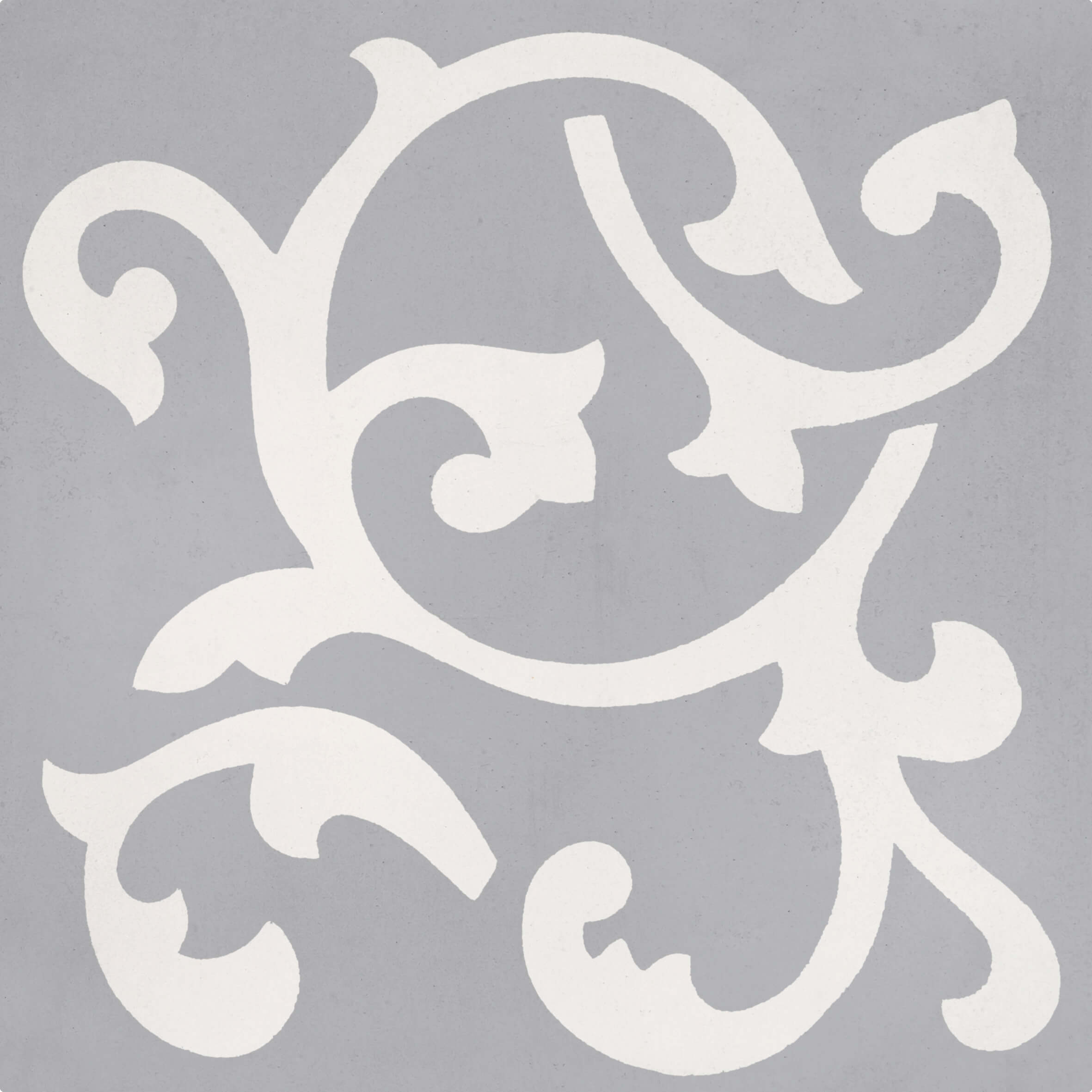 Bati Orient- CIMI09 Classic Dark Grey with Light Grey Cement Tile 8"x8"