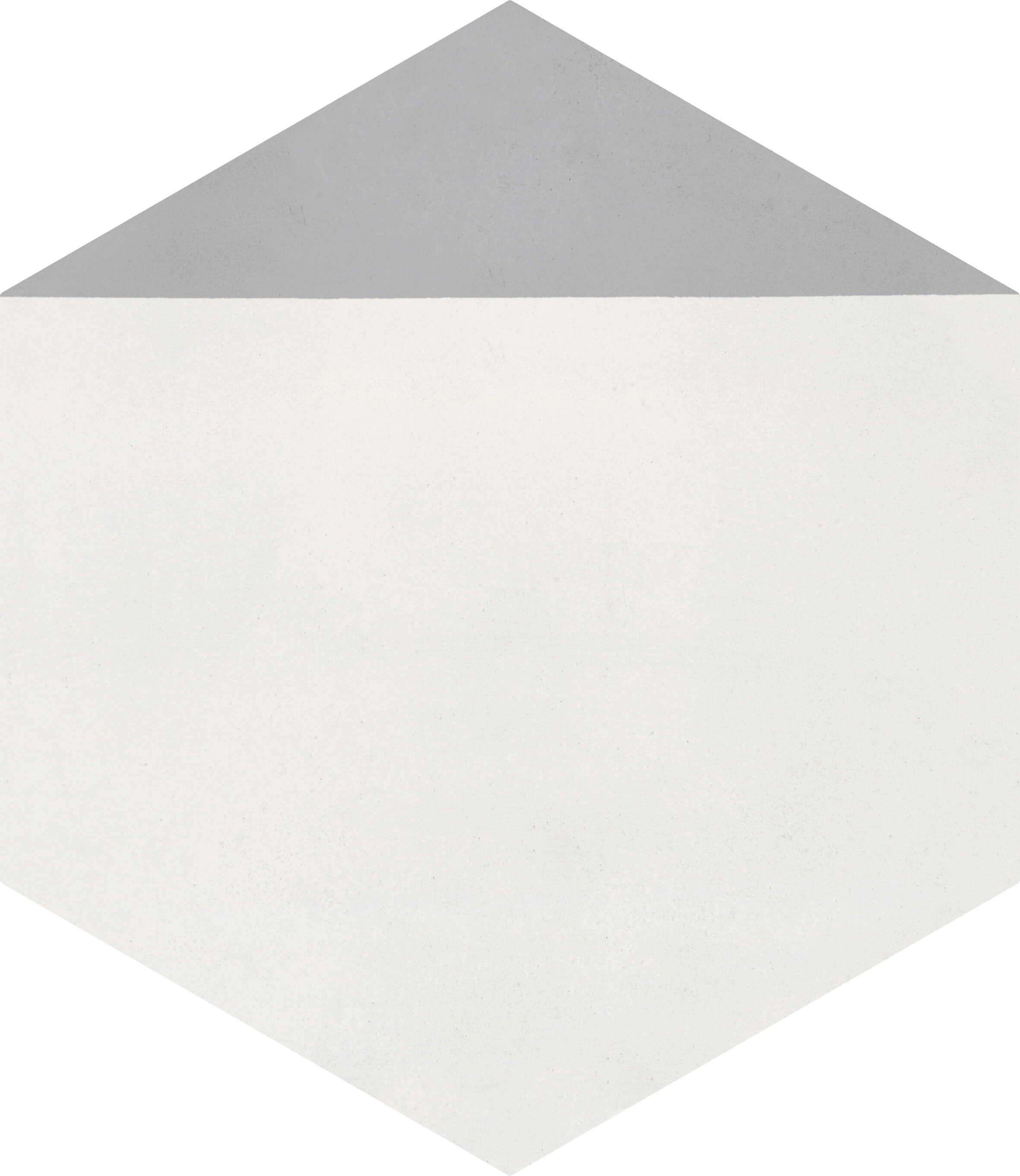 Bati Orient- CIMI46 Hexagon Modern Off White/Grey Cement Tile 9"x8"
