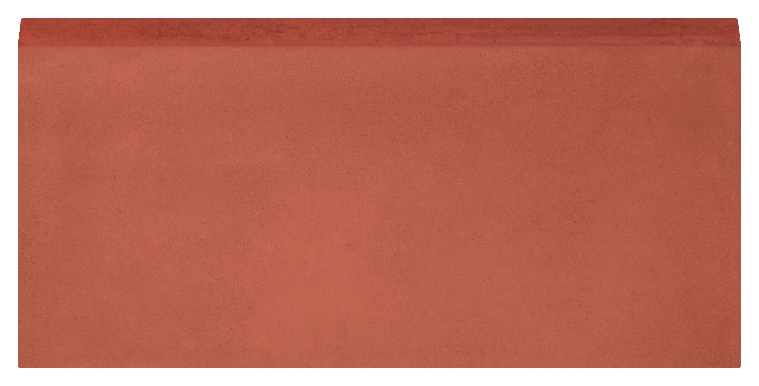 Bati Orient- CIRO02 Red Trim Cement Tile 4"x8"