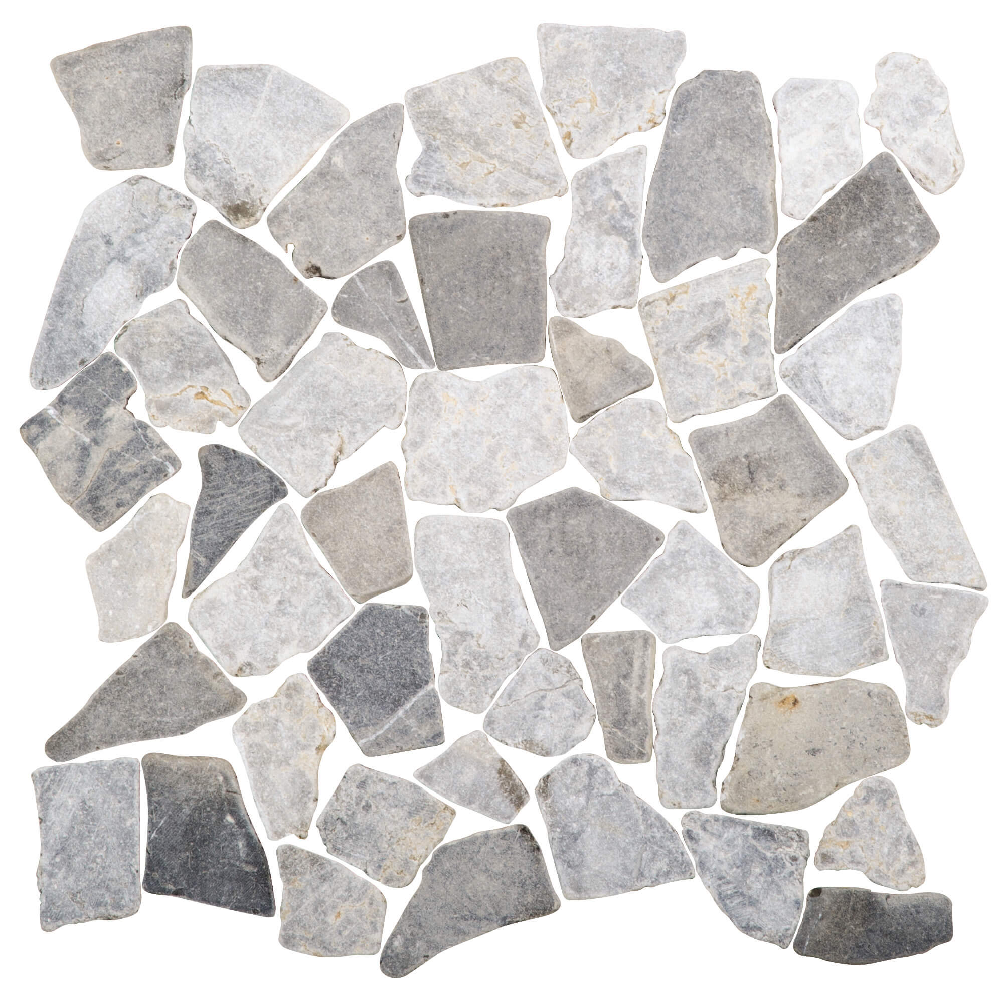 Bati Orient- ECO12 Grey Mix Matte Mini Opus Marble Mosaic