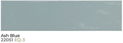 Equipe Cottage Ash Blue Glossy 3"x12"