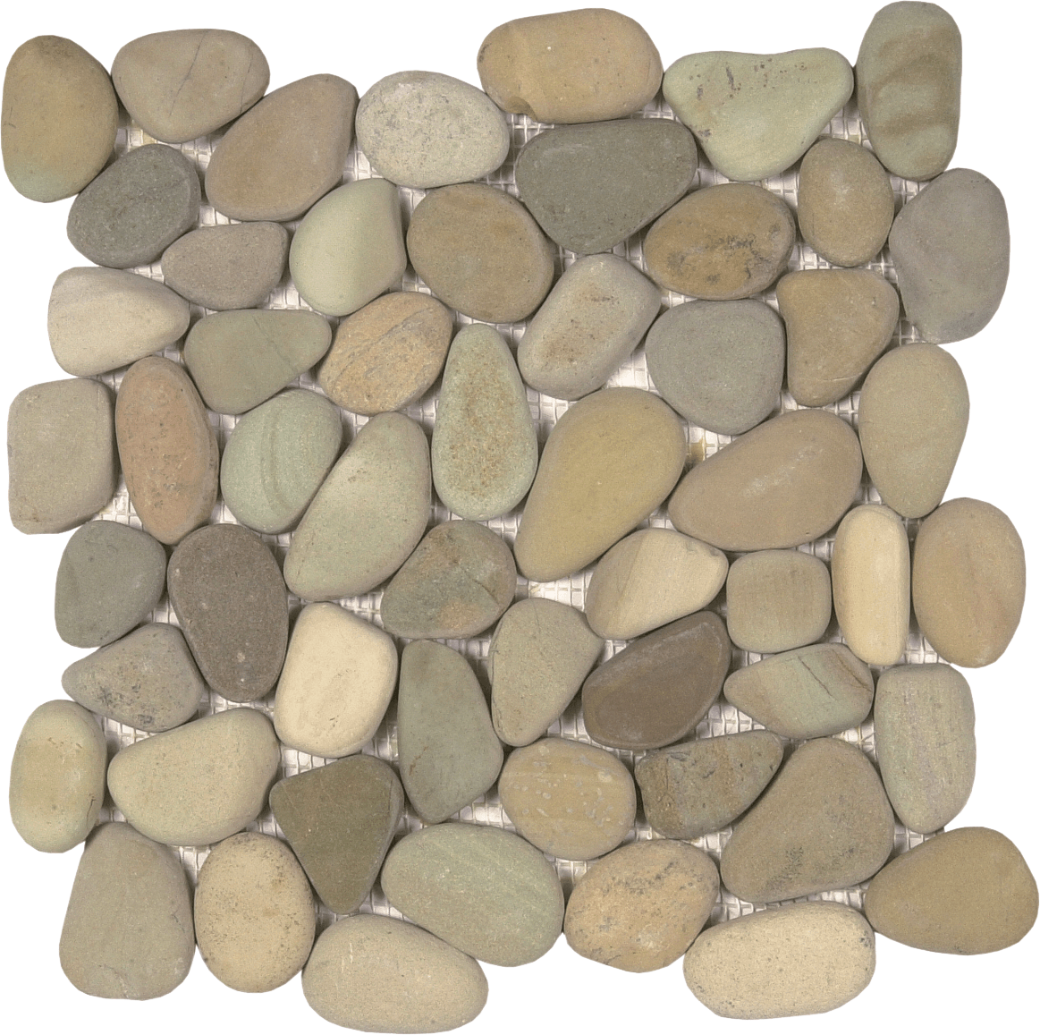 Bati Orient- GAJA06R Golden Rectified Matte Pebble Interlocking 12"x12"