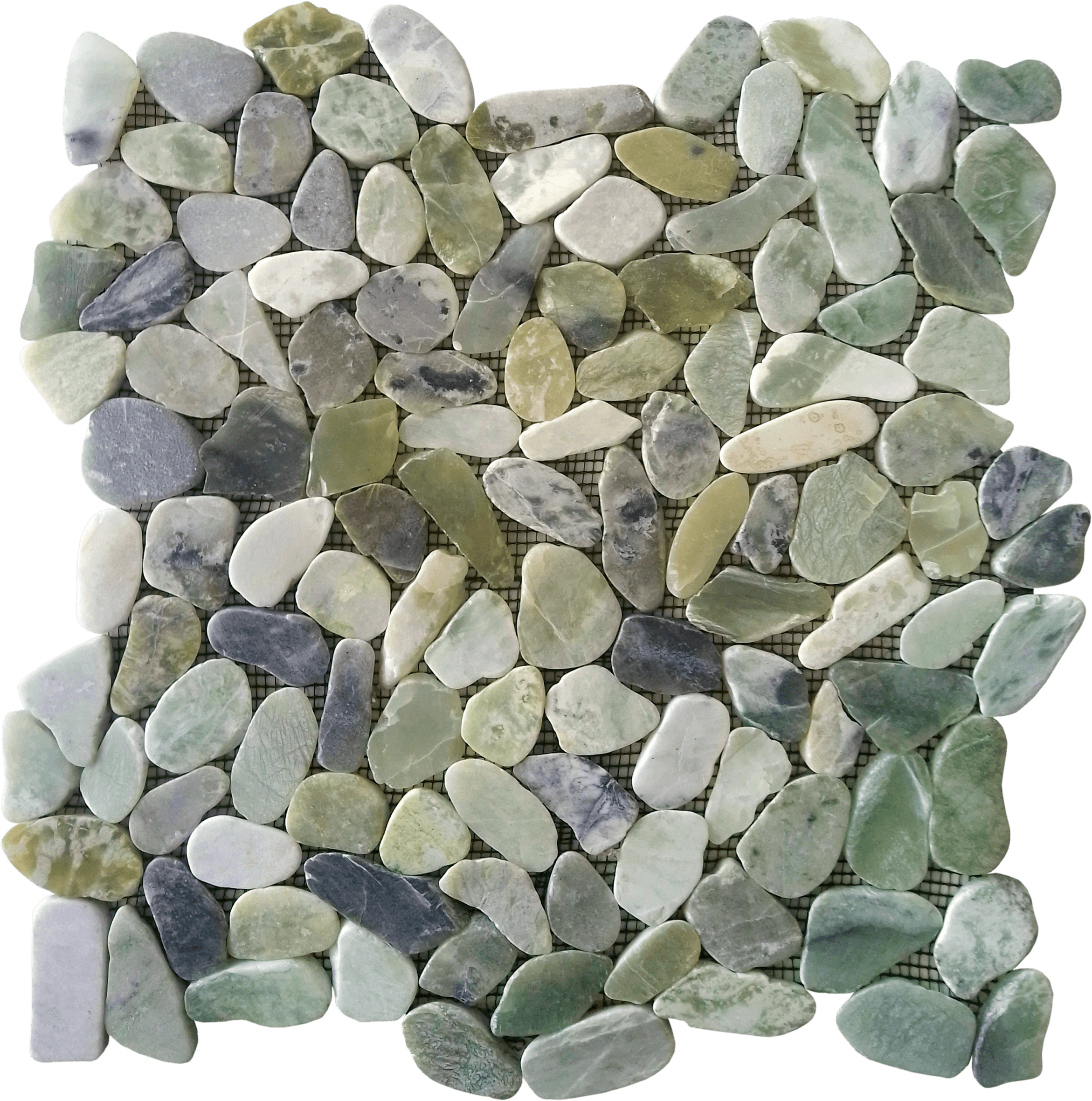 Bati Orient- GAVE03 Crystal 16 Semi-Precious Stone Mosaic Interlocking 12"x12"