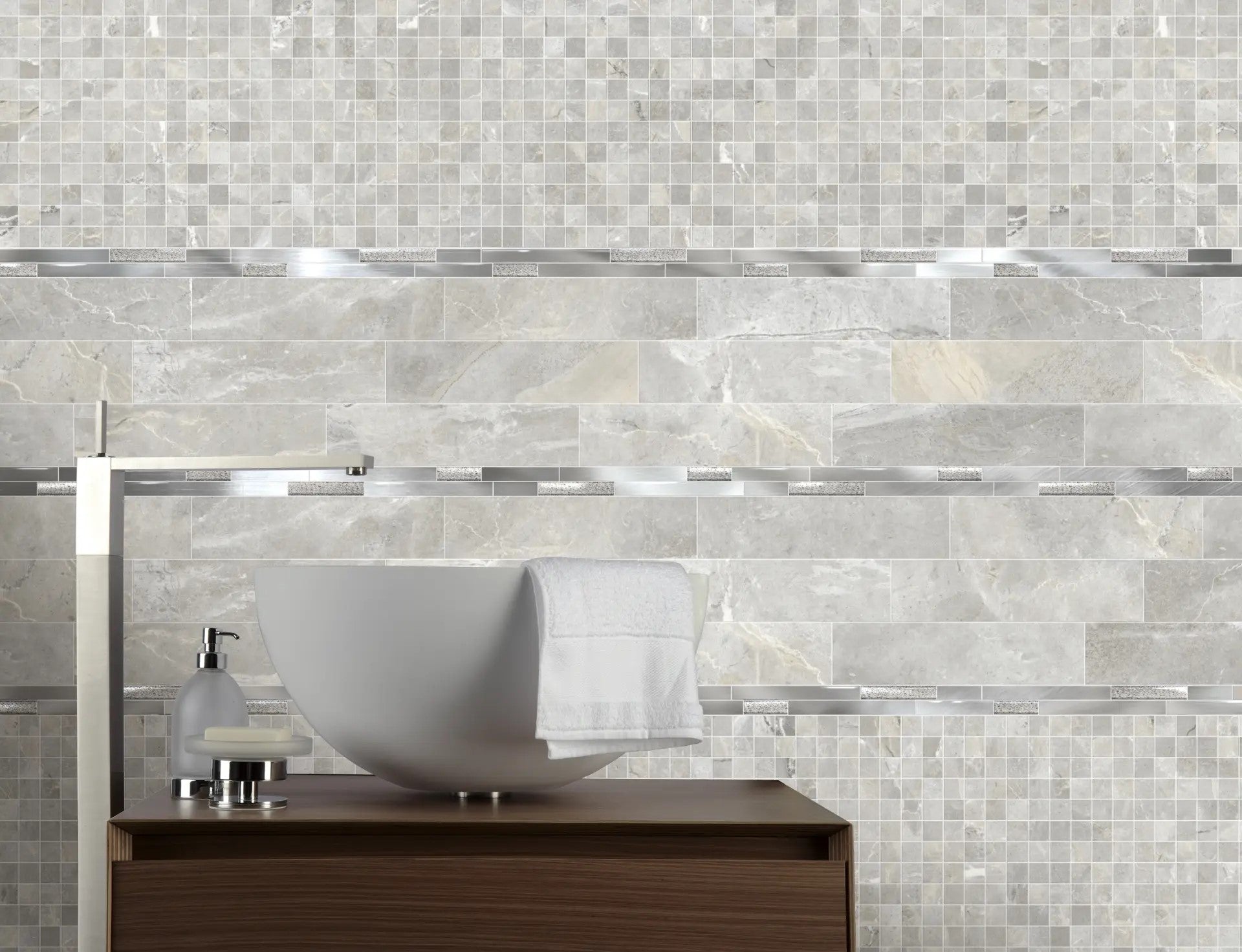 Brennero Gems Grey 3"x12"