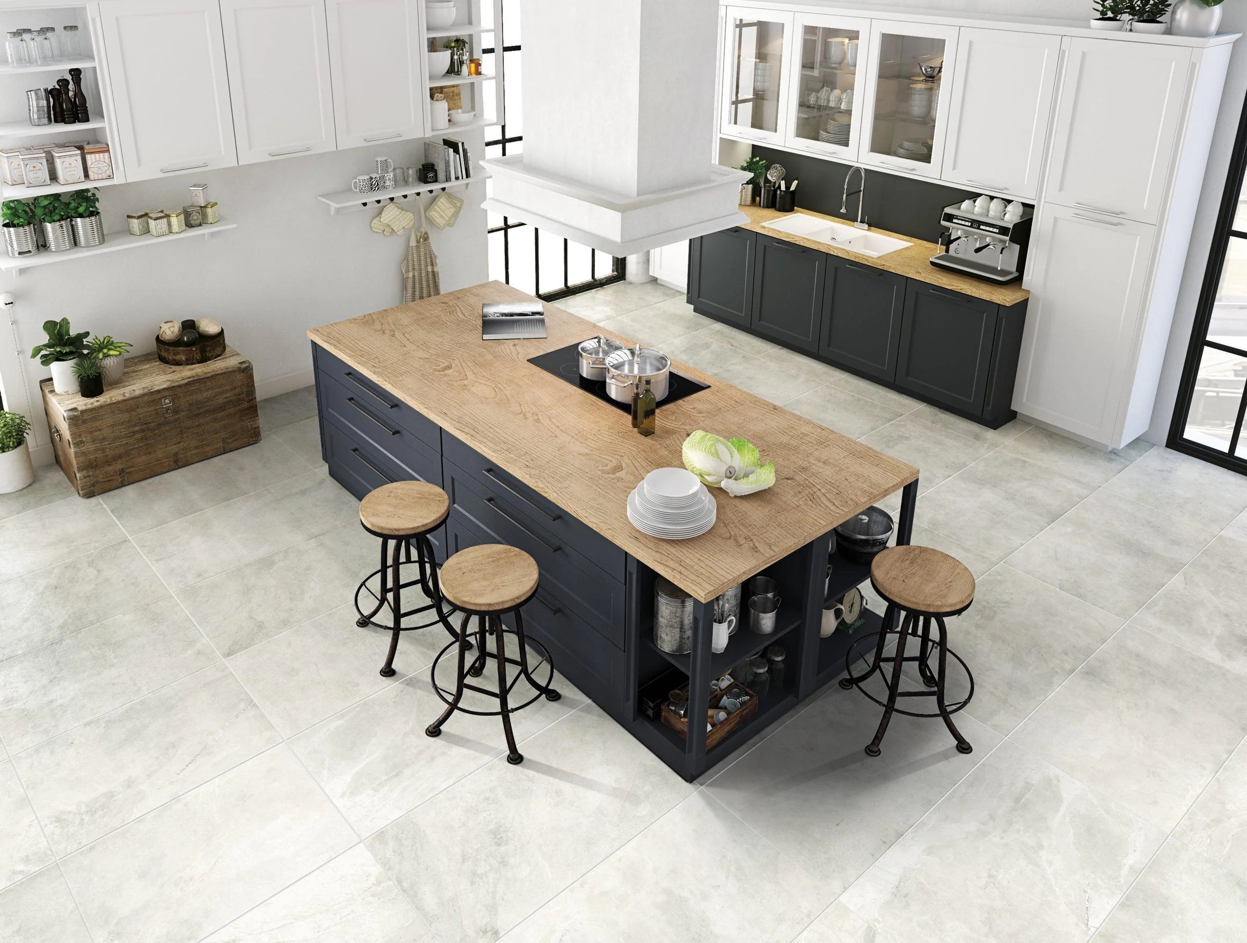 Brennero Gems White 12"x24"