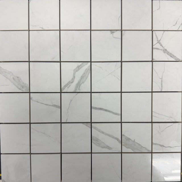 Marca Corona- Foyer Clear (Pure Anastasia) 2"x2" Mosaic Polished