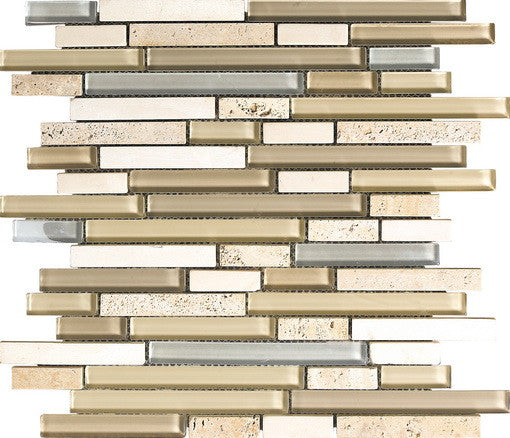 Procida Tile- Dolphin Glass L-07 Bliss Spa Linear