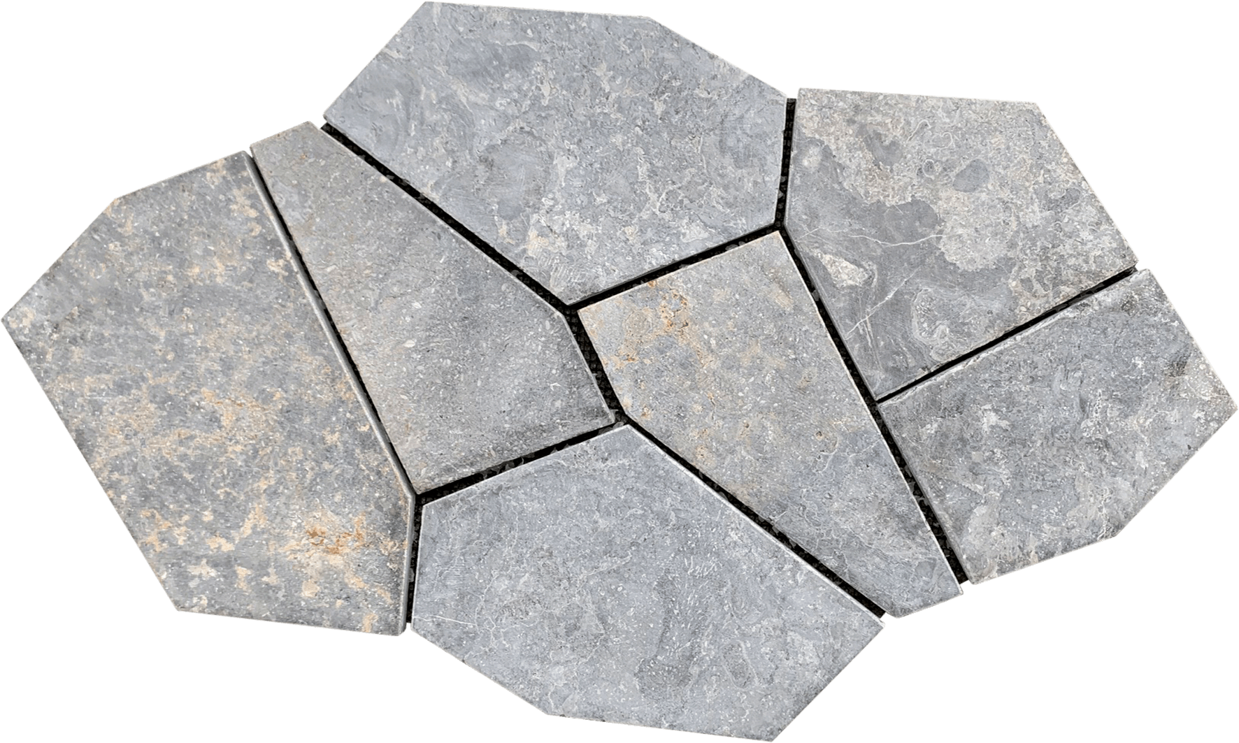 Bati Orient- MAGR113 Opus Light Grey Marble Meshed Mounted Mosaic