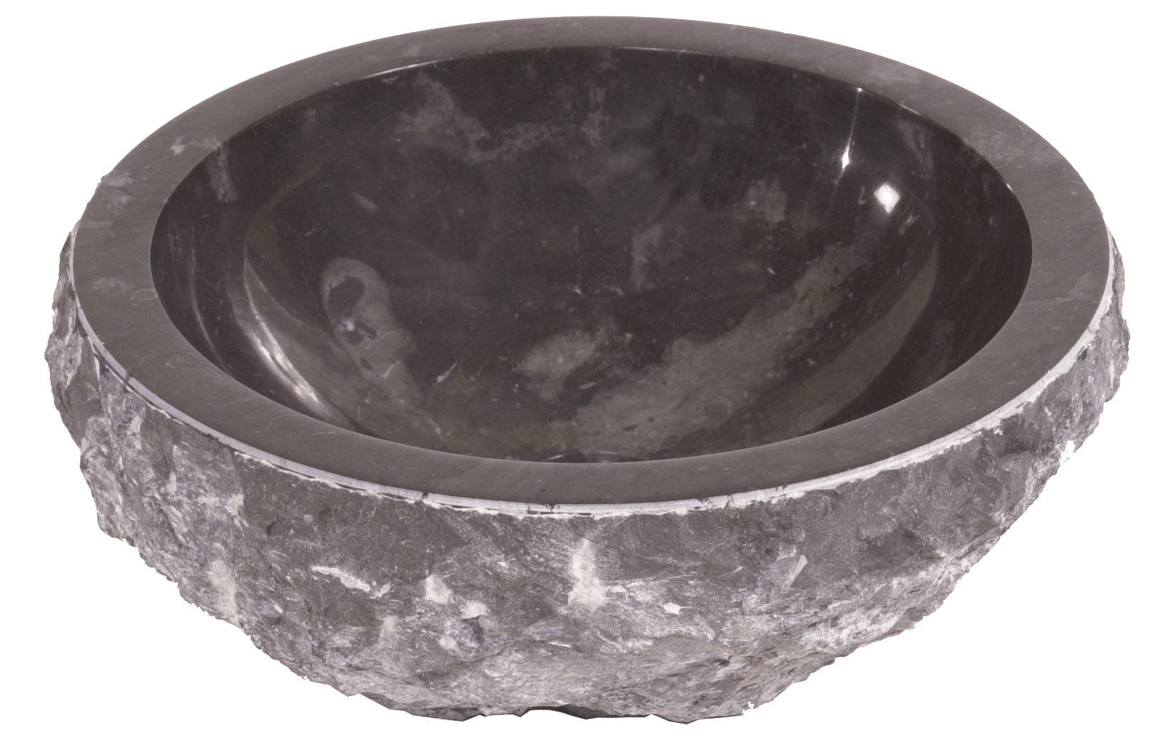 Bati Orient- MANO39 Black Ethnic Washbasin 16 1/4" x 6"