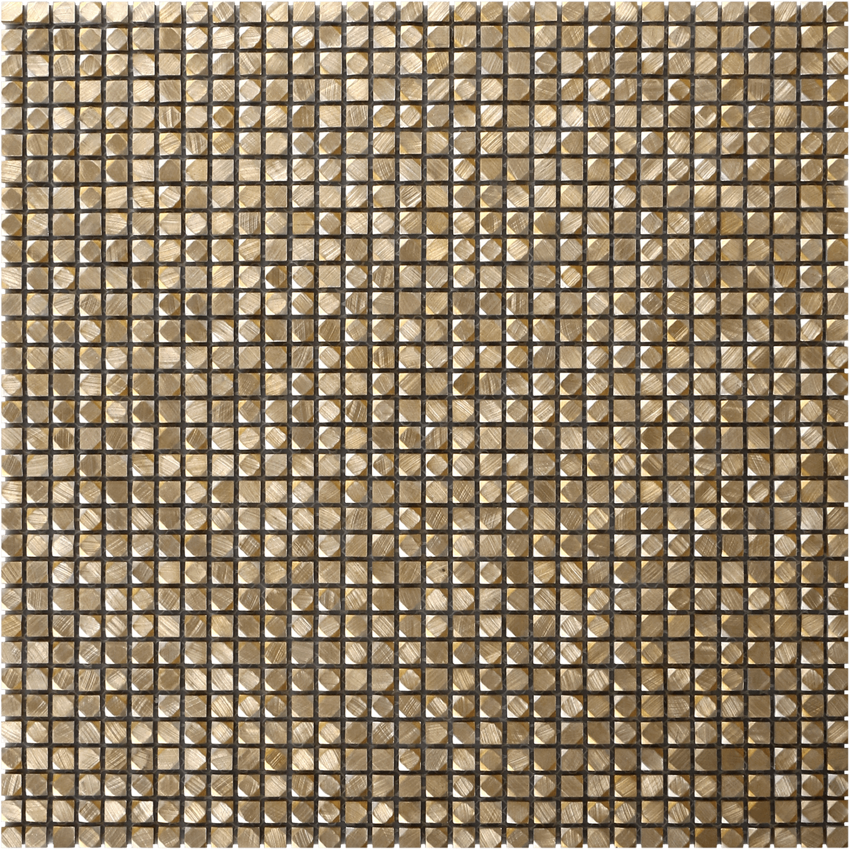 Bati Orient- MEOR11 Mini hexagon gold aluminum mosaic