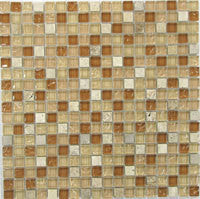 Procida Tile- Dolphin Glass GS-01 5/8"x5/8" Mix