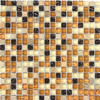 Procida Tile- Dolphin Glass GS-04 5/8"x 5/8" Mix