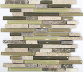 Procida Tile- Dolphin Glass L-02 Bliss Cappuccino Linear