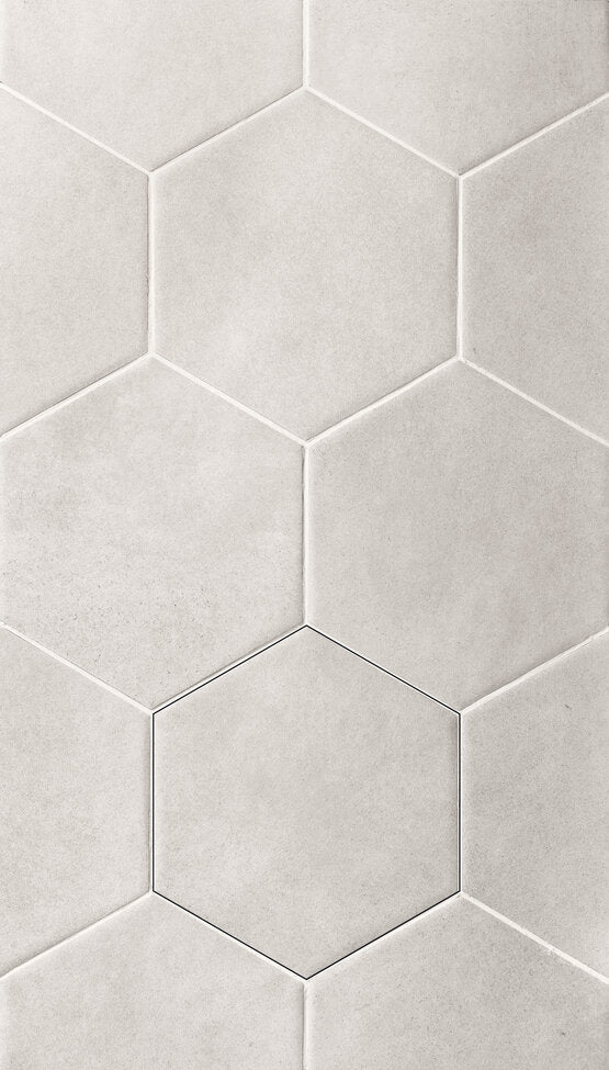 APE Hexawork Bianco 7"x8" Hexagon
