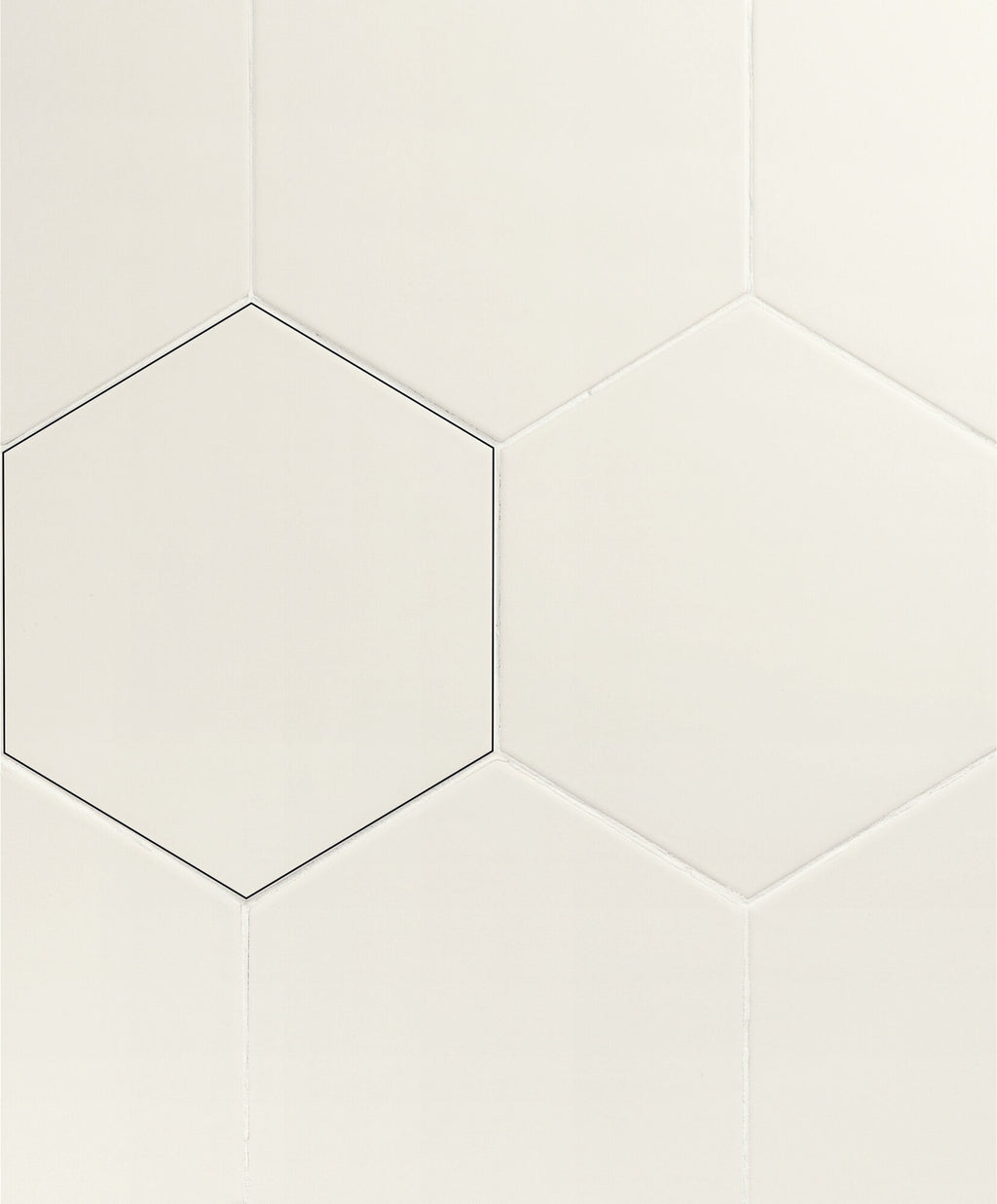 APE Hexagon White 8"x8"