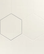 APE Hexagon White 8"x8"