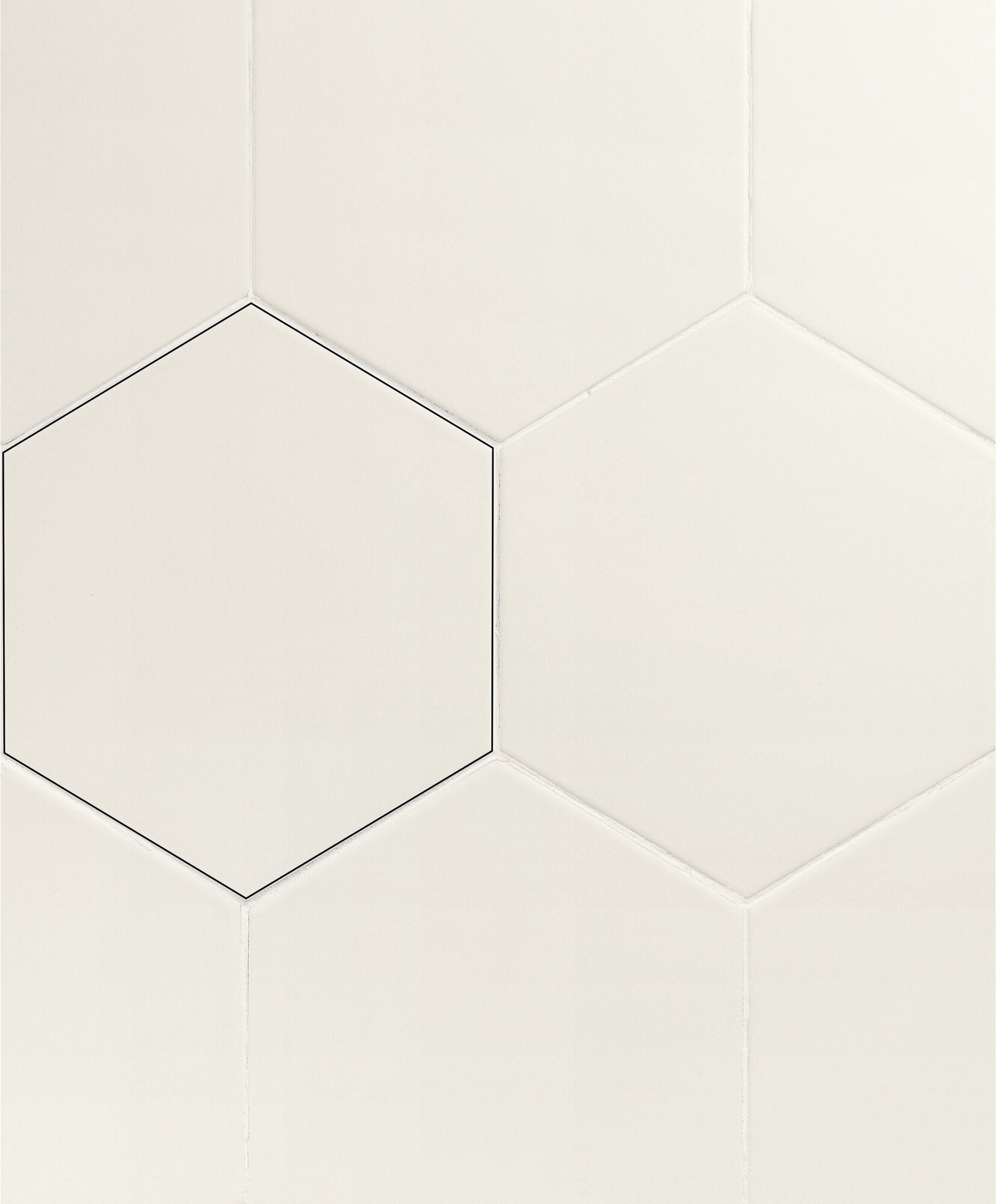 APE Hexagon White 8"x8"