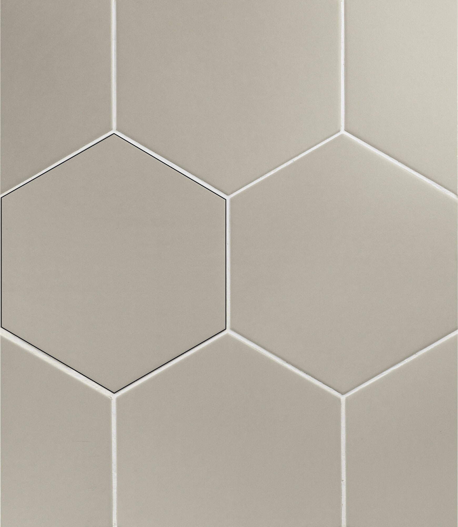 APE Hexagon Grey 8"x8"