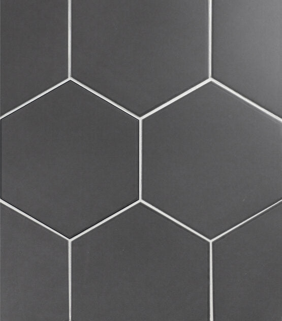 APE Hexagon Graphite 8"x8"