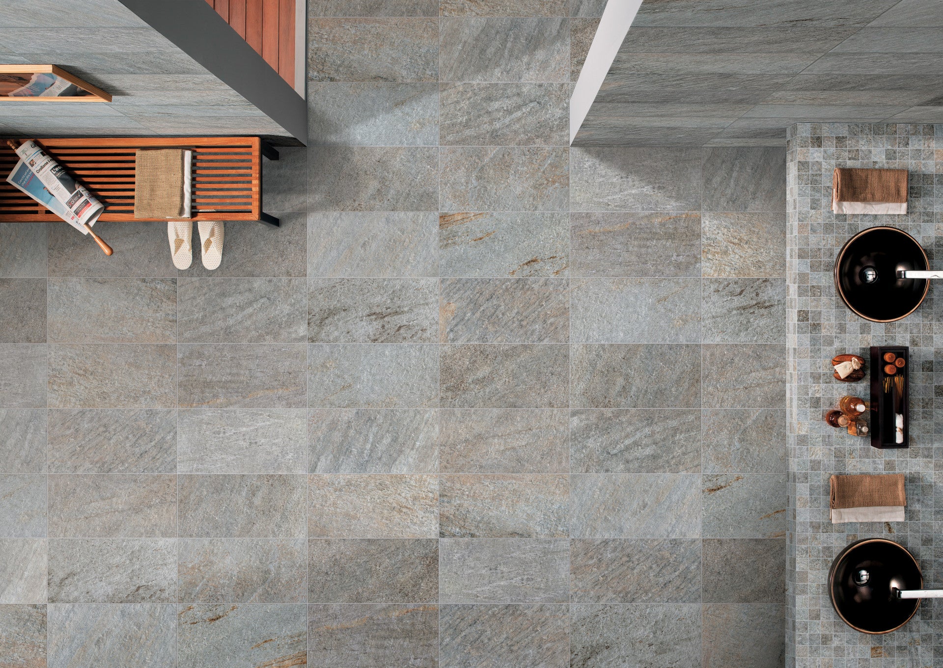 Mirage Quarziti QR03 Waterfall 2"x2" Mosaic