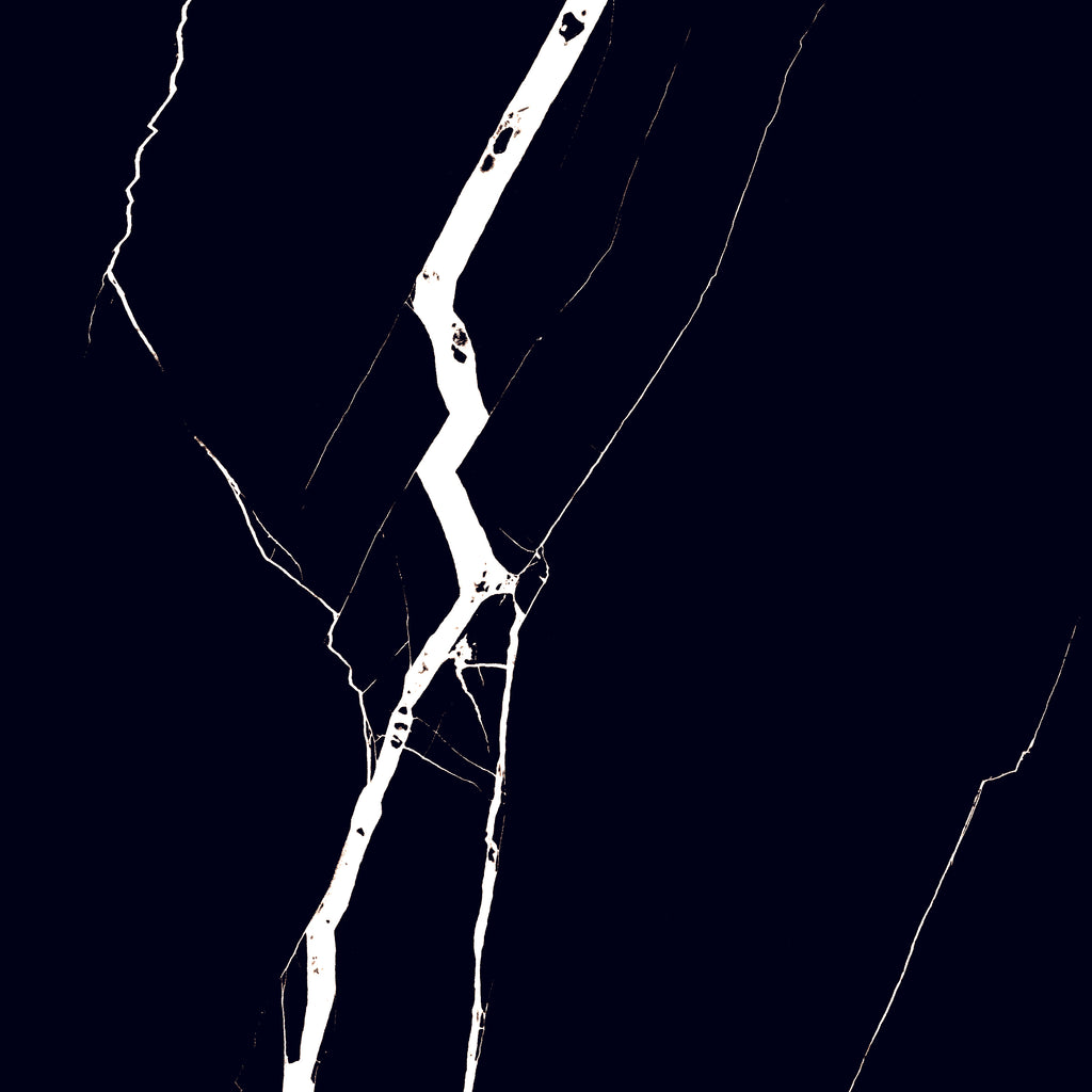 Nero Marquina 24"x24" Glossy