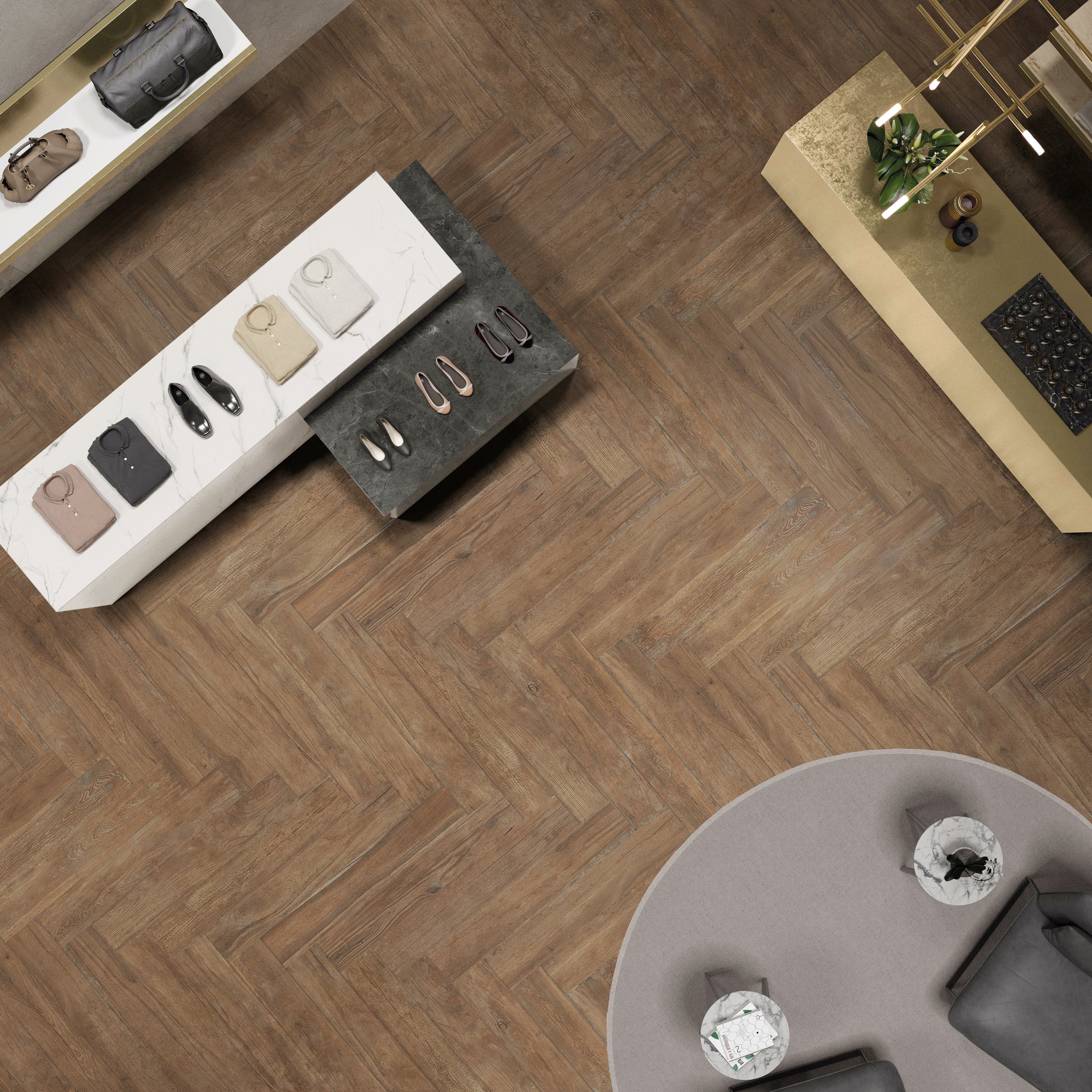 Savoia Savage Cognac 8"x48"