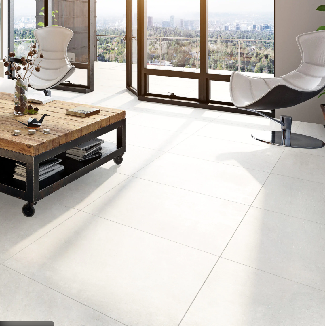 Modomo Europa Bianco Vienna 24"x24"