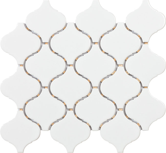 Intermatex- Arabesque Flame White Glossy