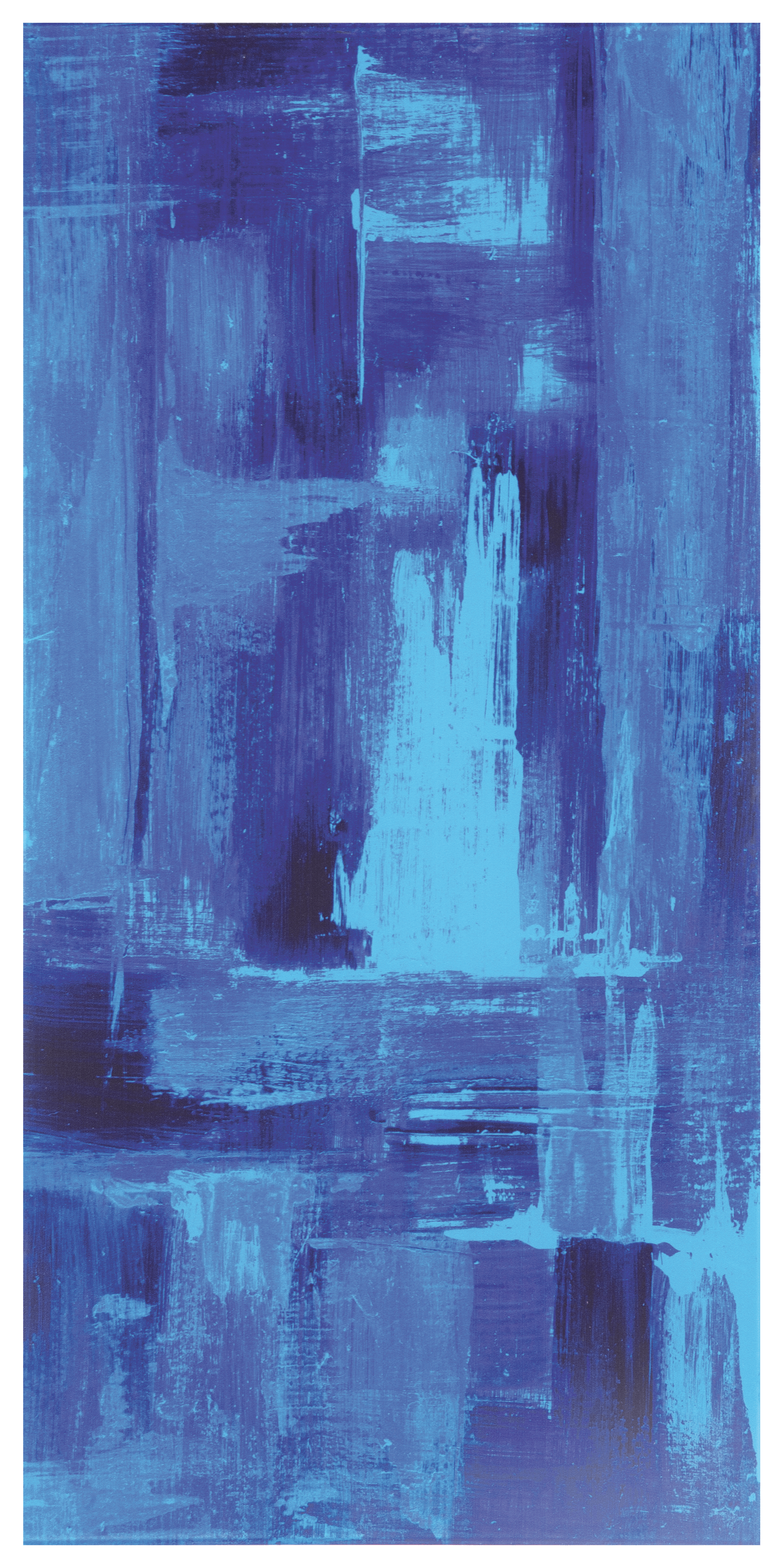Bati Orient- VEBL37 Blue Glass Decor Tile 12"x24"