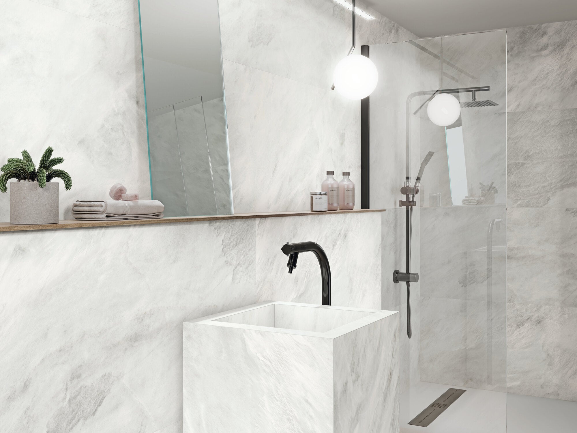 APE Alexandria White 24"x48" Polished