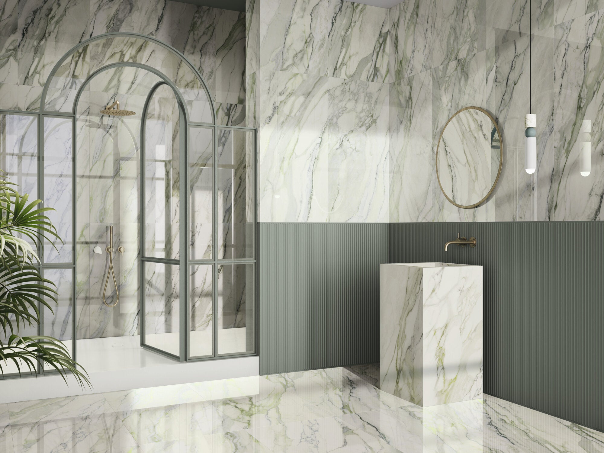 APE Arabescato Green 24"x48" Polished