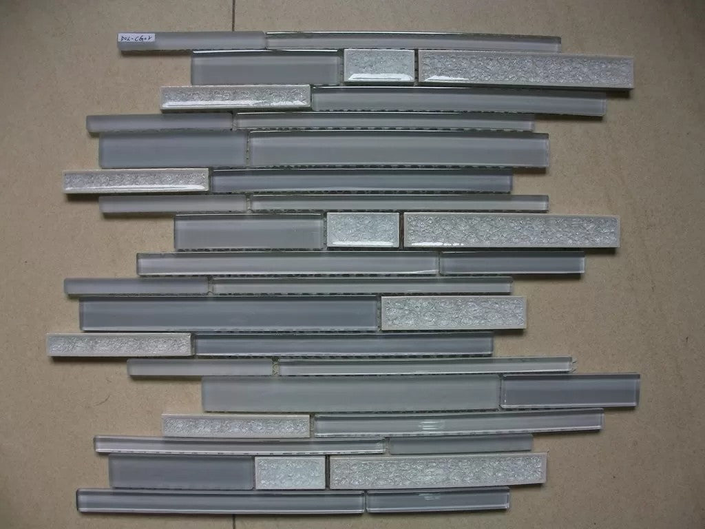 Procida Tile- Dolphin Glass CG-02 Crackled Linear