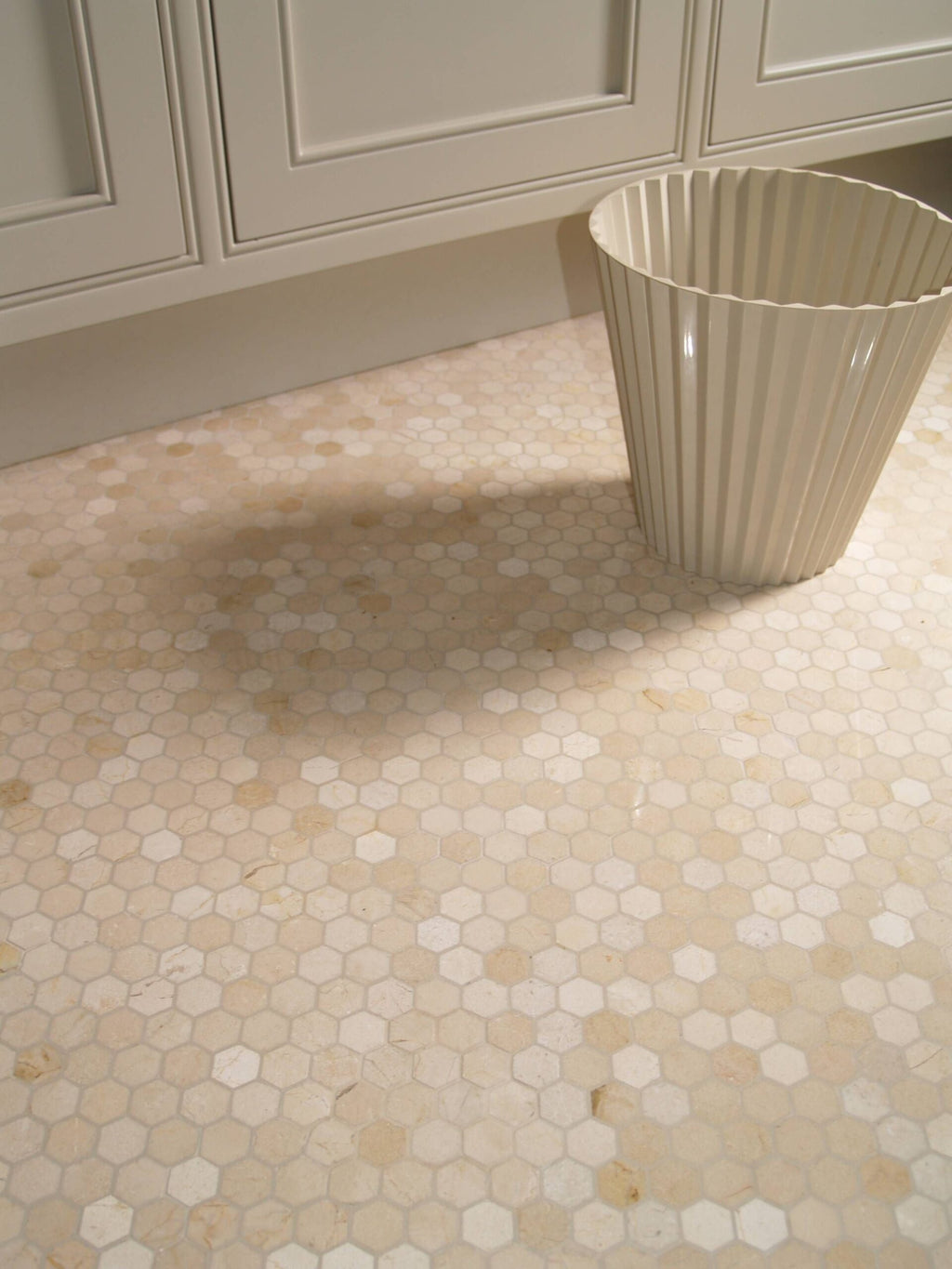 Procida Tile- Crema Marfil Hexagon 2" Polished