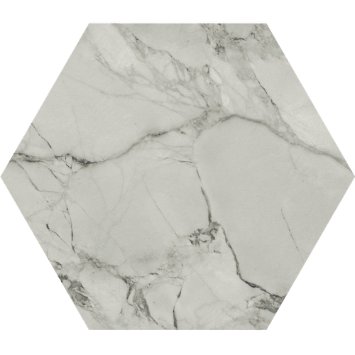 Marca Corona Scultorea Foam Grey Hexagons 9"x10"
