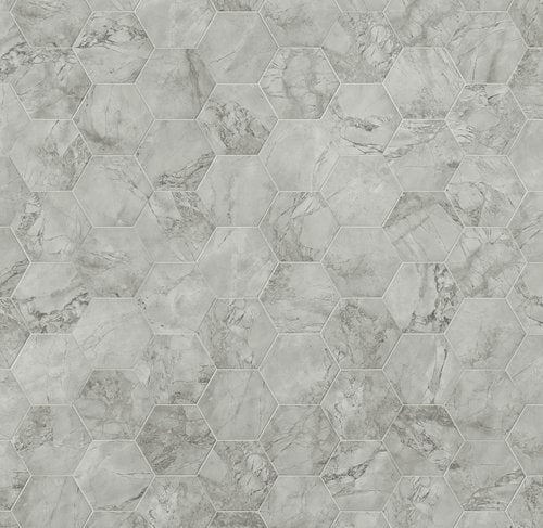 Marca Corona Scultorea Foam Grey Hexagons 9"x10"