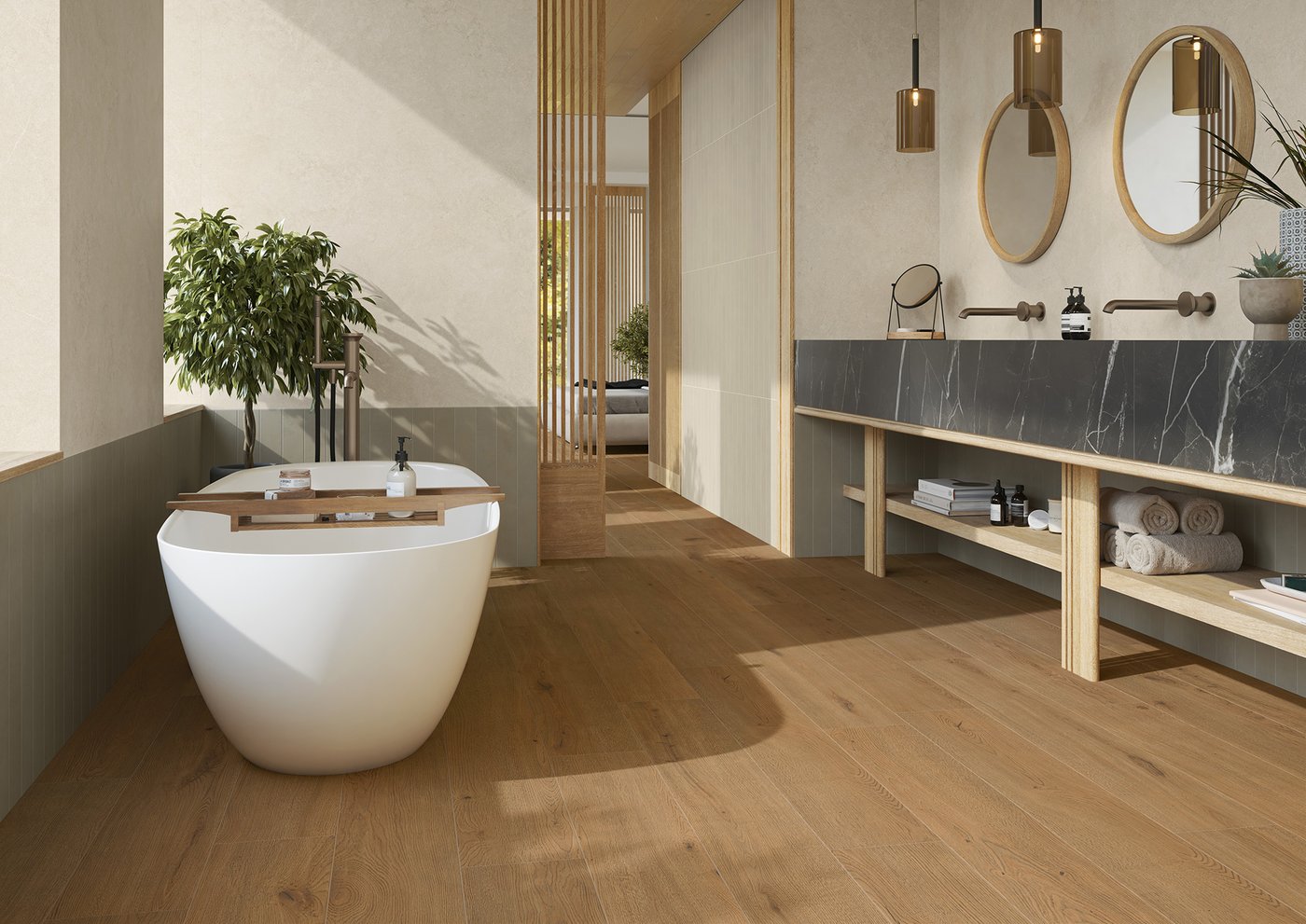 Marca Corona Elisir Touch Miele 8"x48"